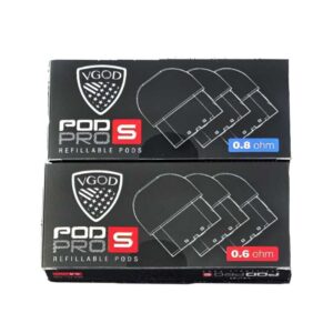 正版 VGOD POD PRO S 空煙彈 0.6Ω  0.8Ω 一盒3入